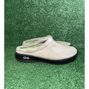 OOFOS Oocoozie Men's Size 10 Recovery Shoes Footwear Brown Tan Comfort Sneakers